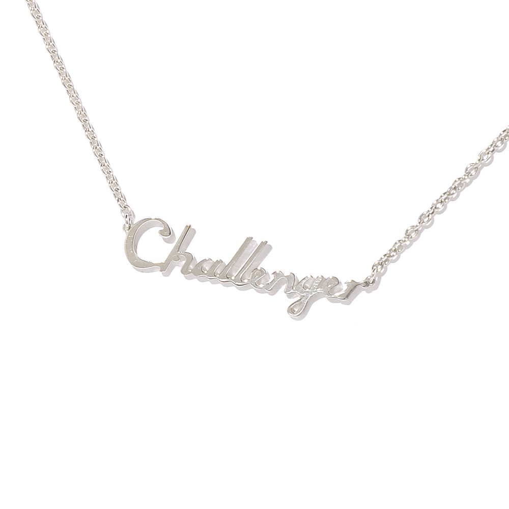 画像: CHALLENGER/LOGO NECKLACE（SILVER）［ロゴネックレス-25春夏］