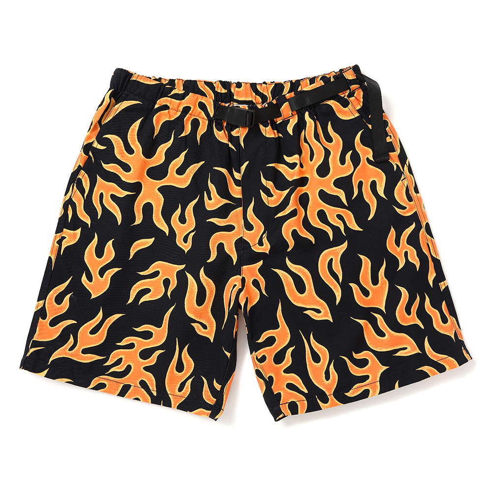 画像: CHALLENGER/FIRE SHORTS（ORANGE/BLACK）［ファイヤーショーツ-25春夏］