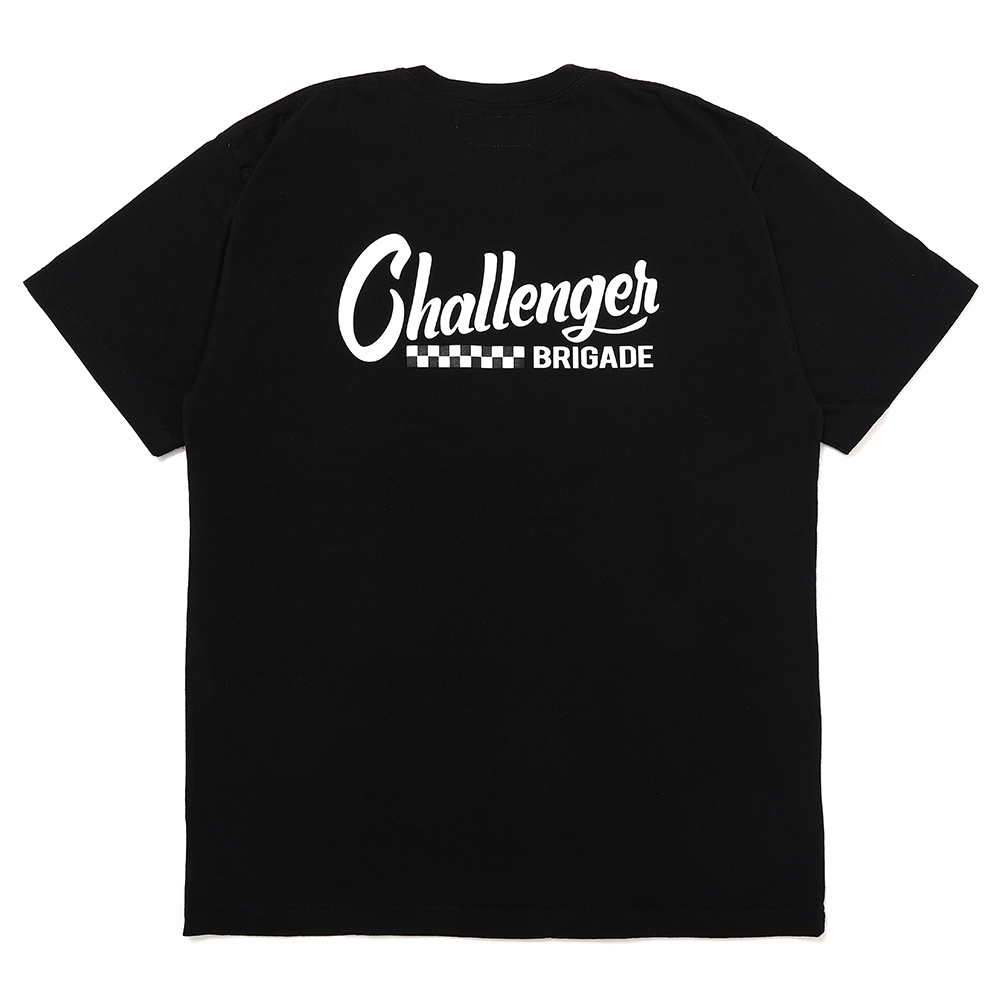 画像: CHALLENGER/CHECKER LOGO TEE（BLACK）［プリントT-25春夏］