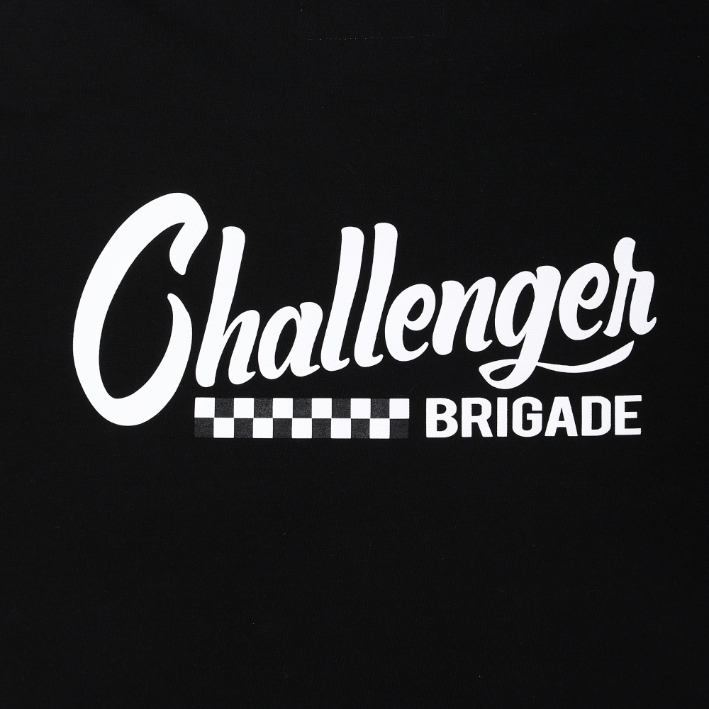画像: CHALLENGER/CHECKER LOGO TEE（BLACK）［プリントT-25春夏］