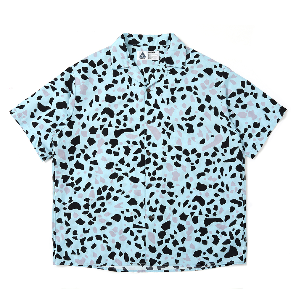 画像: CHALLENGER/S/S STONE SHIRT（LT BLUE）［ストーンシャツ-25春夏］