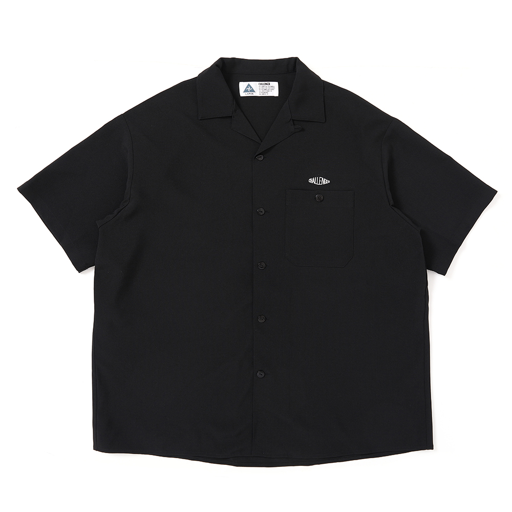 画像: CHALLENGER/S/S PANAMA SHIRT（BLACK）［パナマシャツ-25春夏］