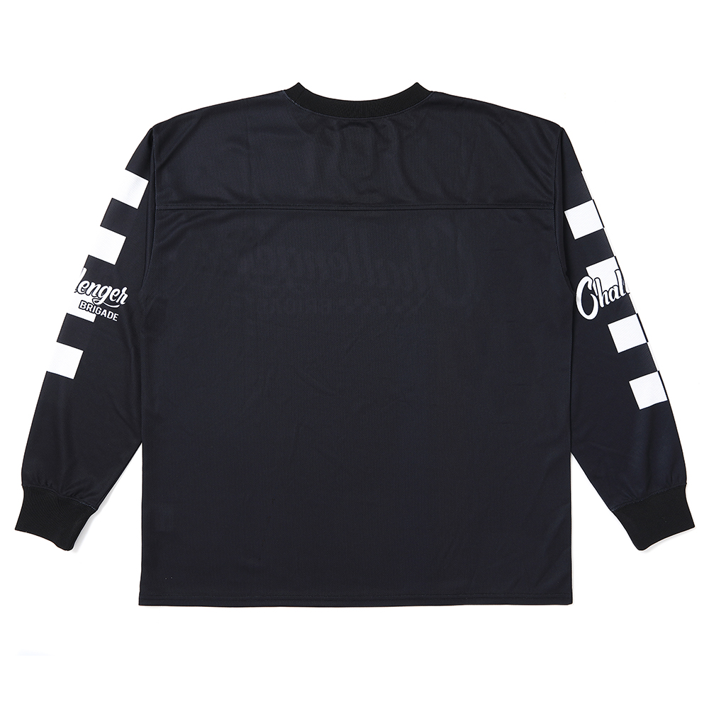 画像: CHALLENGER/L/S RACING TEE（BLACK）［レーシング長袖T-25春夏］