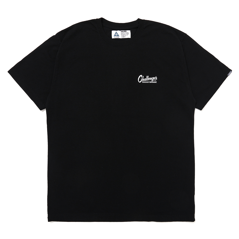 画像: CHALLENGER/CHECKER LOGO TEE（BLACK）［プリントT-25春夏］