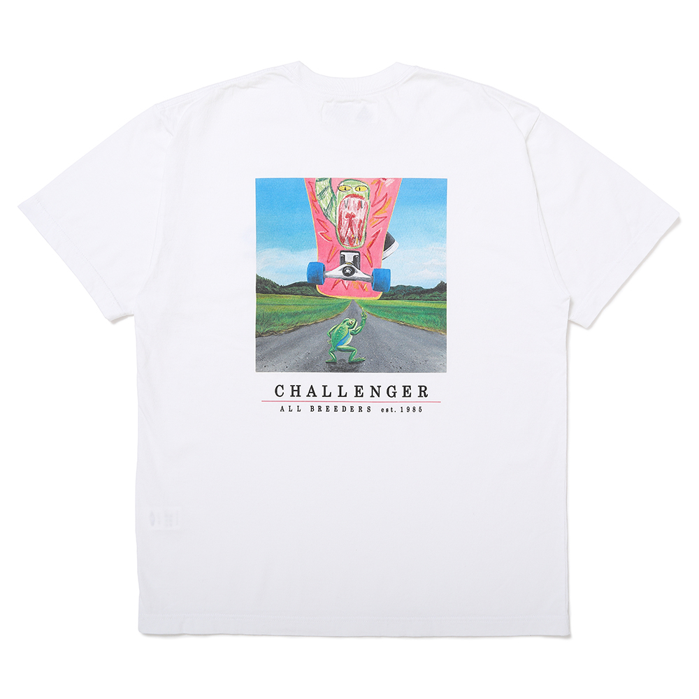 画像: CHALLENGER/FROG TEE（WHITE）［プリントT-25春夏］