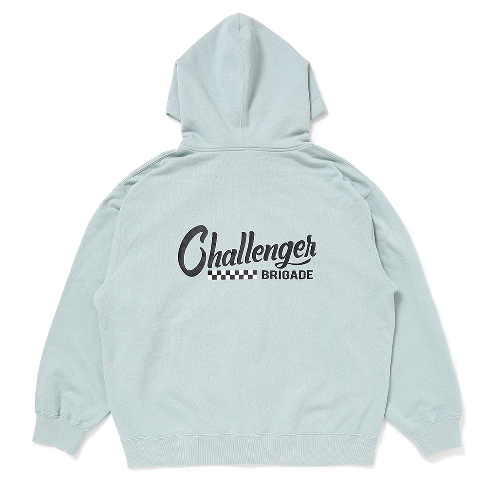 画像: CHALLENGER/CHECKER ZIP HOODIE（MINT）［ジップフーディー-25春夏］