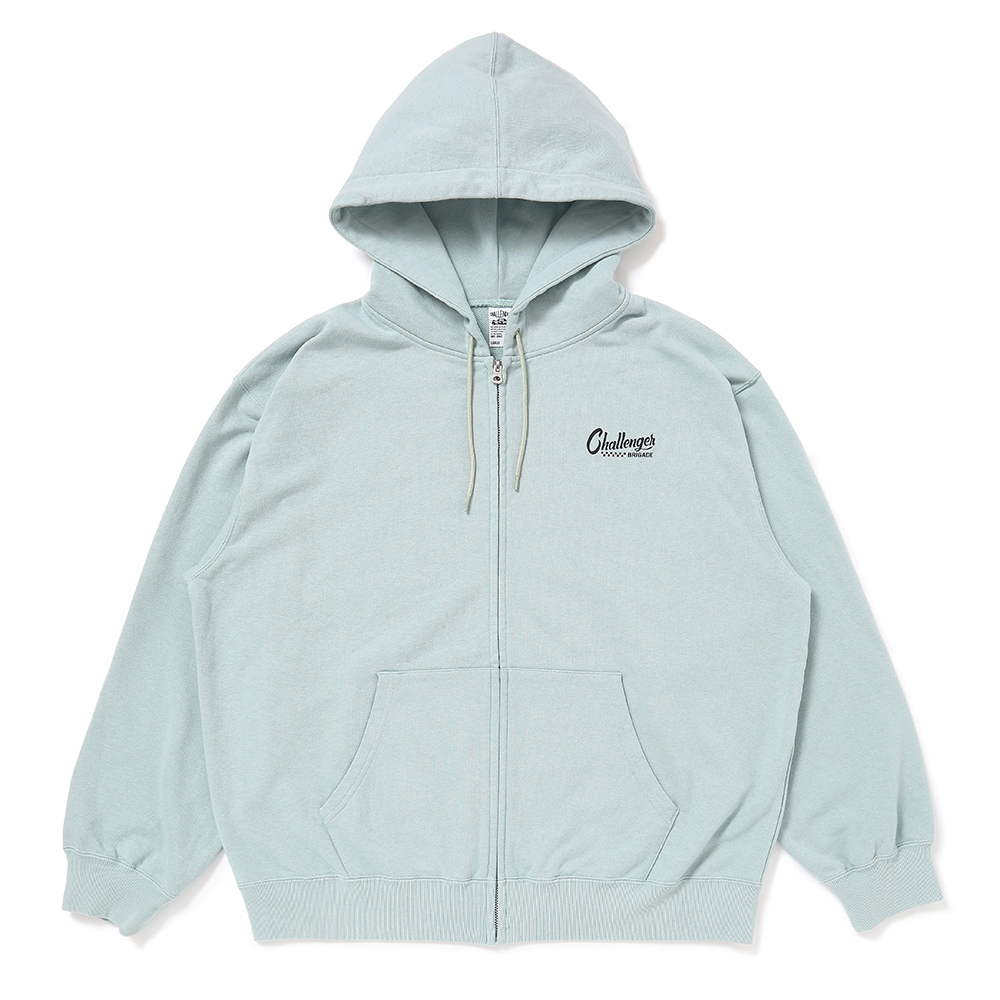 画像: CHALLENGER/CHECKER ZIP HOODIE（MINT）［ジップフーディー-25春夏］