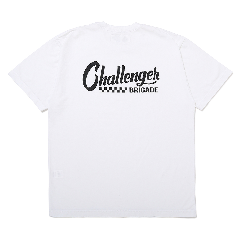画像: CHALLENGER/CHECKER LOGO TEE（WHITE）［プリントT-25春夏］