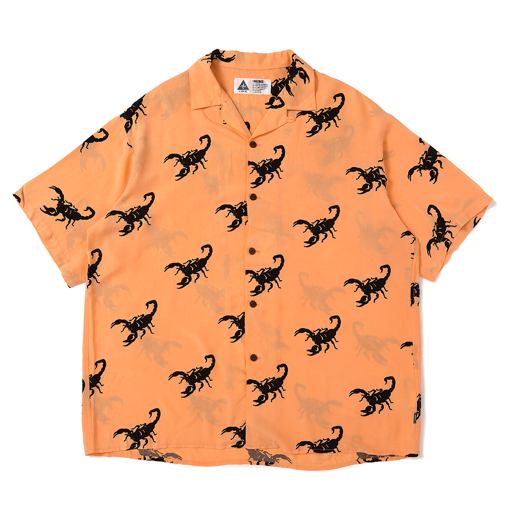 画像: CHALLENGER/S/S SCORPION SHIRT（LT ORANGE）［スコーピオンシャツ-25春夏］