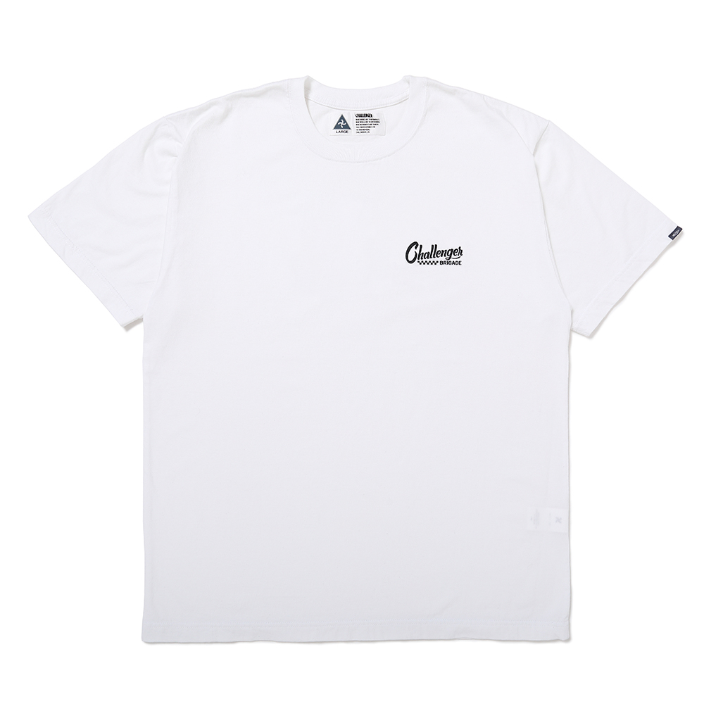 画像: CHALLENGER/CHECKER LOGO TEE（WHITE）［プリントT-25春夏］