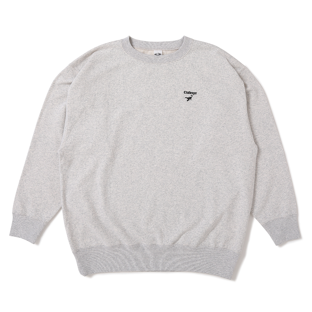 画像: CHALLENGER/SCORPION C/N SWEAT（GRAY）［クルーネックスウェット-25春夏］