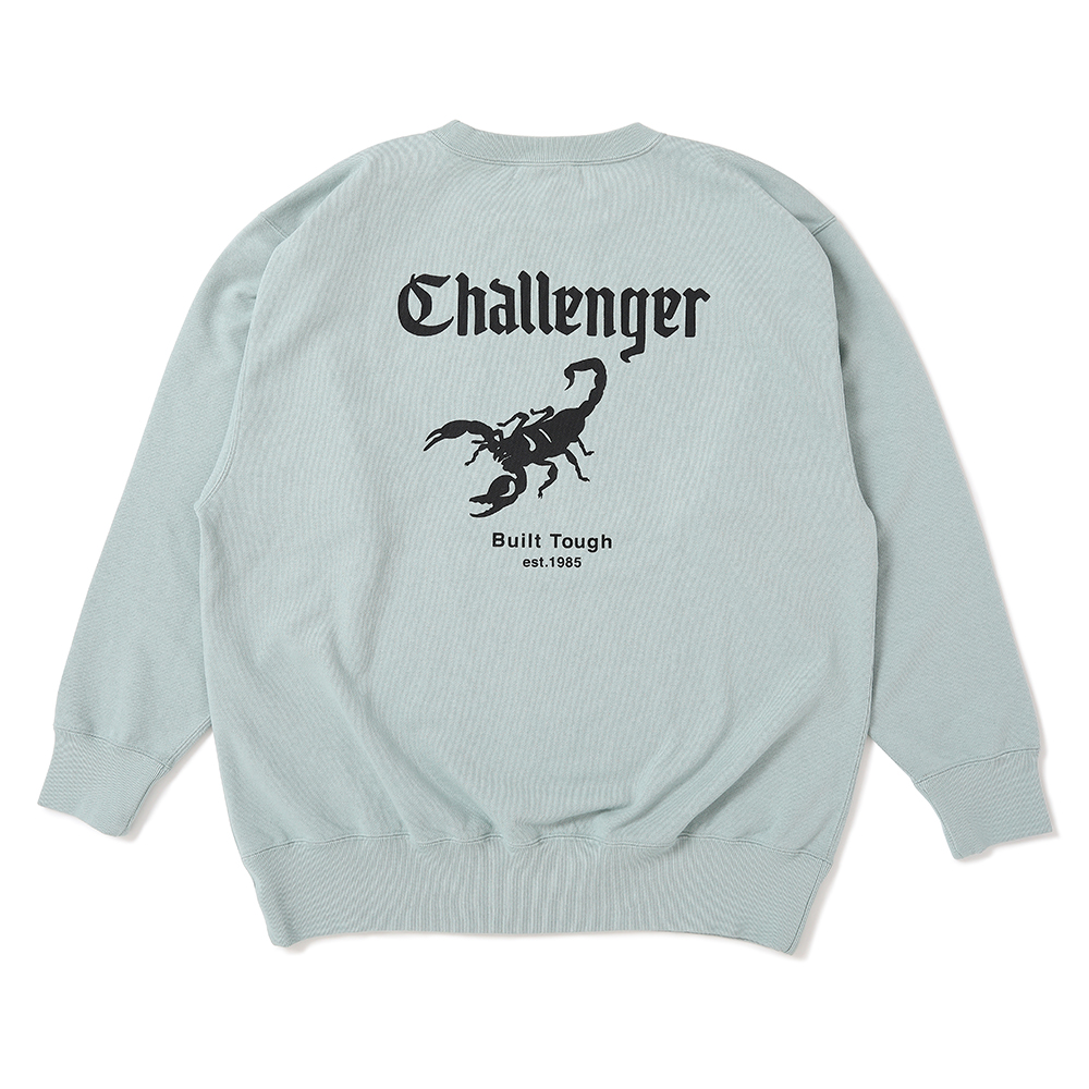 画像: CHALLENGER/SCORPION C/N SWEAT（MINT）［クルーネックスウェット-25春夏］
