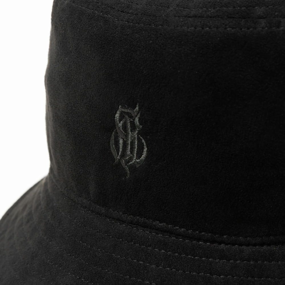 画像: 【30%OFF】CALEE/FAUX SUEDE BUCKET HAT（BLACK）［フェイクスウェードバケットハット-24秋冬］