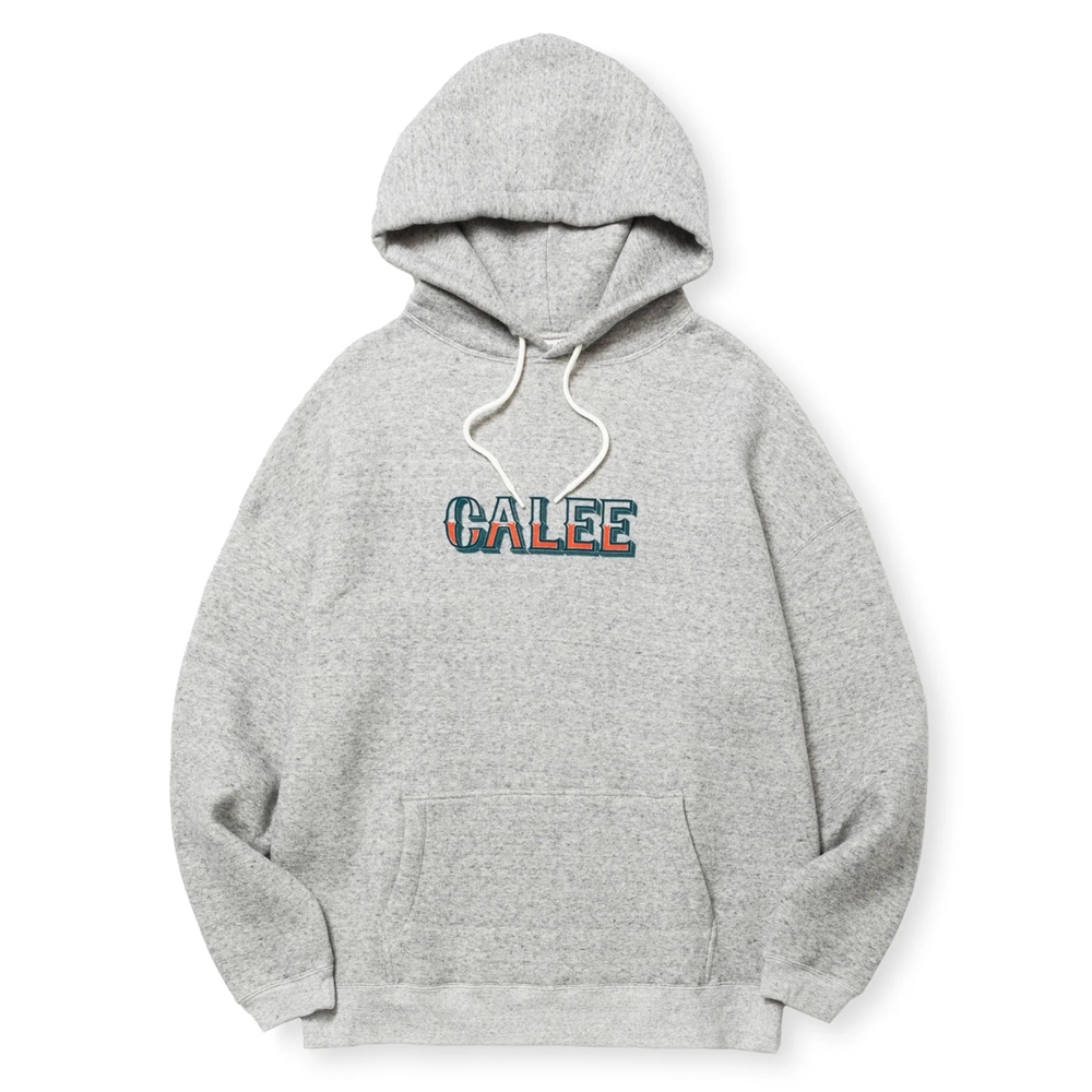 画像: 【30%OFF】CALEE/L/C DROP PULLOVER HD（MIX GRAY）［プルオーバーパーカー-24秋冬］