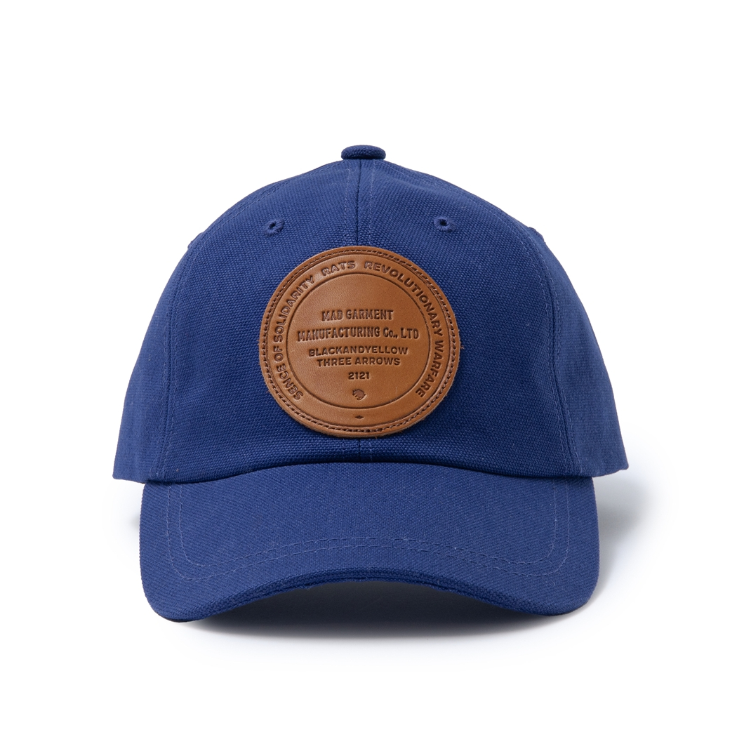 画像: 【30%OFF】RATS/CANVAS LEATHER PATCH CAP（各色）［キャンバスレザーパッチキャップ-23秋冬］