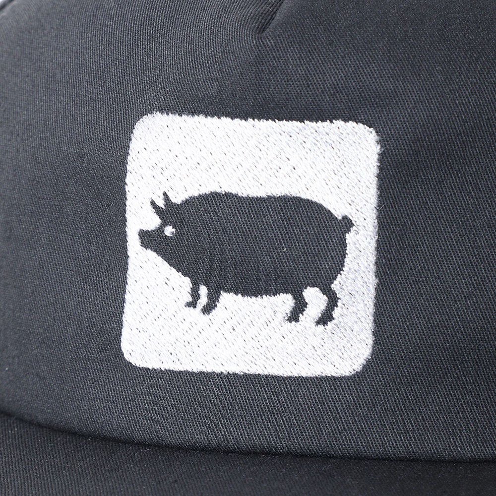 画像: PORKCHOP/CYOW COTTON CAP（CHARCOAL）［コットンキャップ-25春夏］