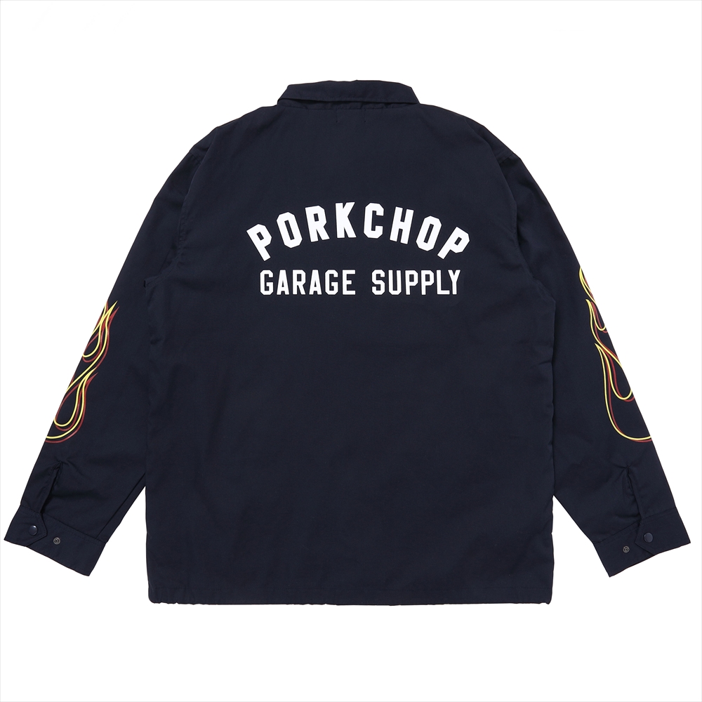 画像: PORKCHOP/LOGO COACH JKT（NAVY）［ロゴコーチJKT-25春夏］