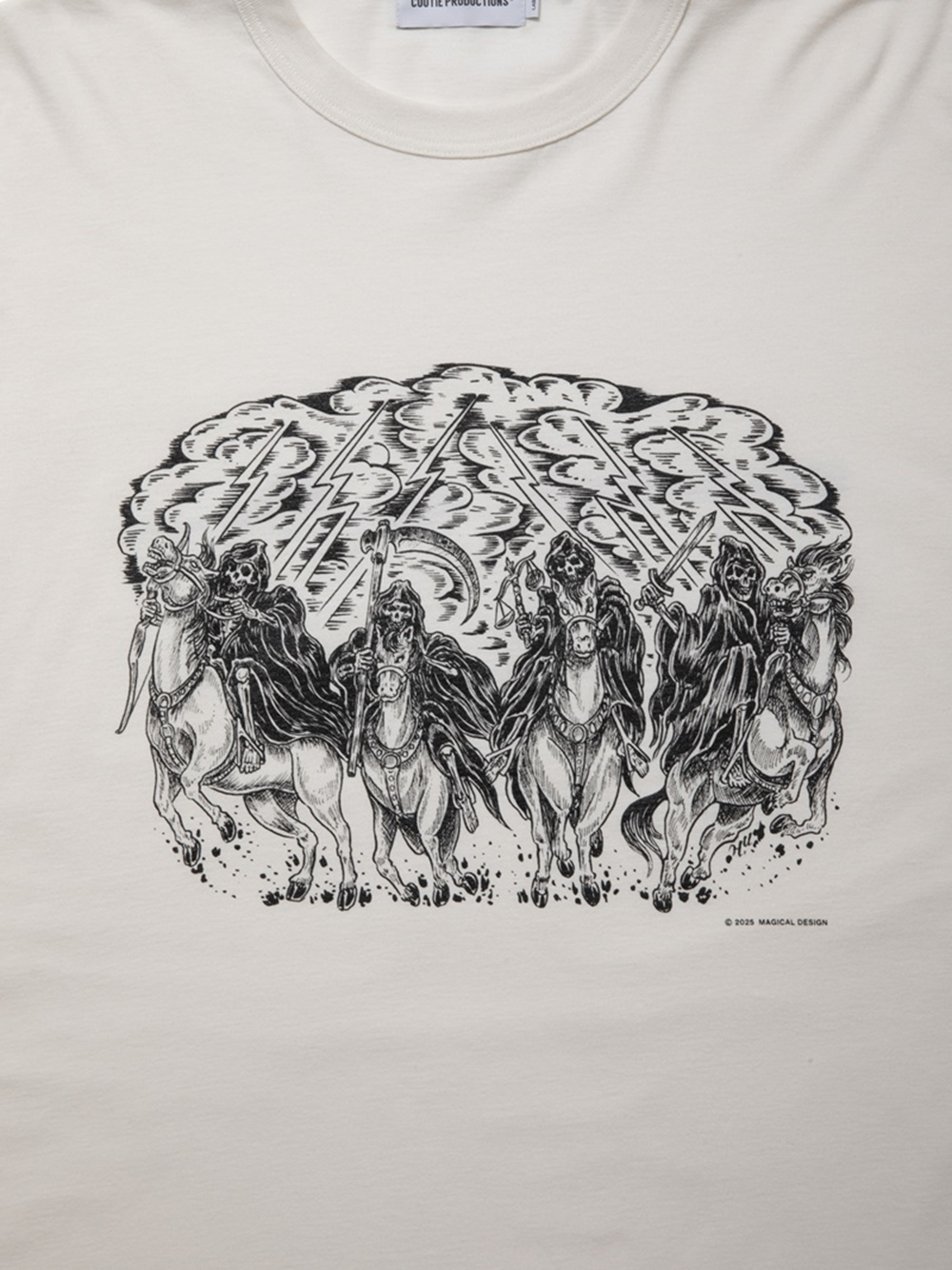 画像: COOTIE PRODUCTIONS/Print L/S Tee（Magical Design）（Off Ivory）［プリント長袖T-25春夏］