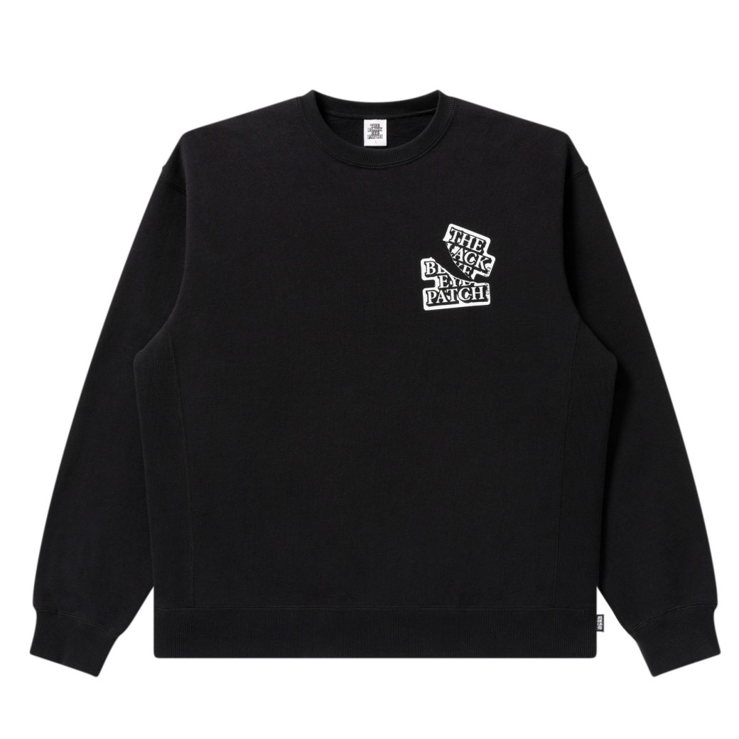 画像: BlackEyePatch/RIPPED APART OG LABEL CREW SWEAT（BLACK）