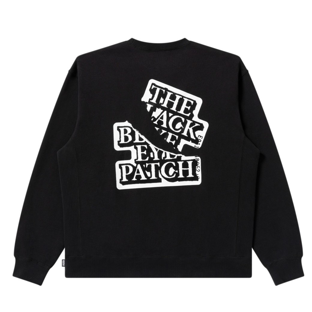 画像: BlackEyePatch/RIPPED APART OG LABEL CREW SWEAT（BLACK）
