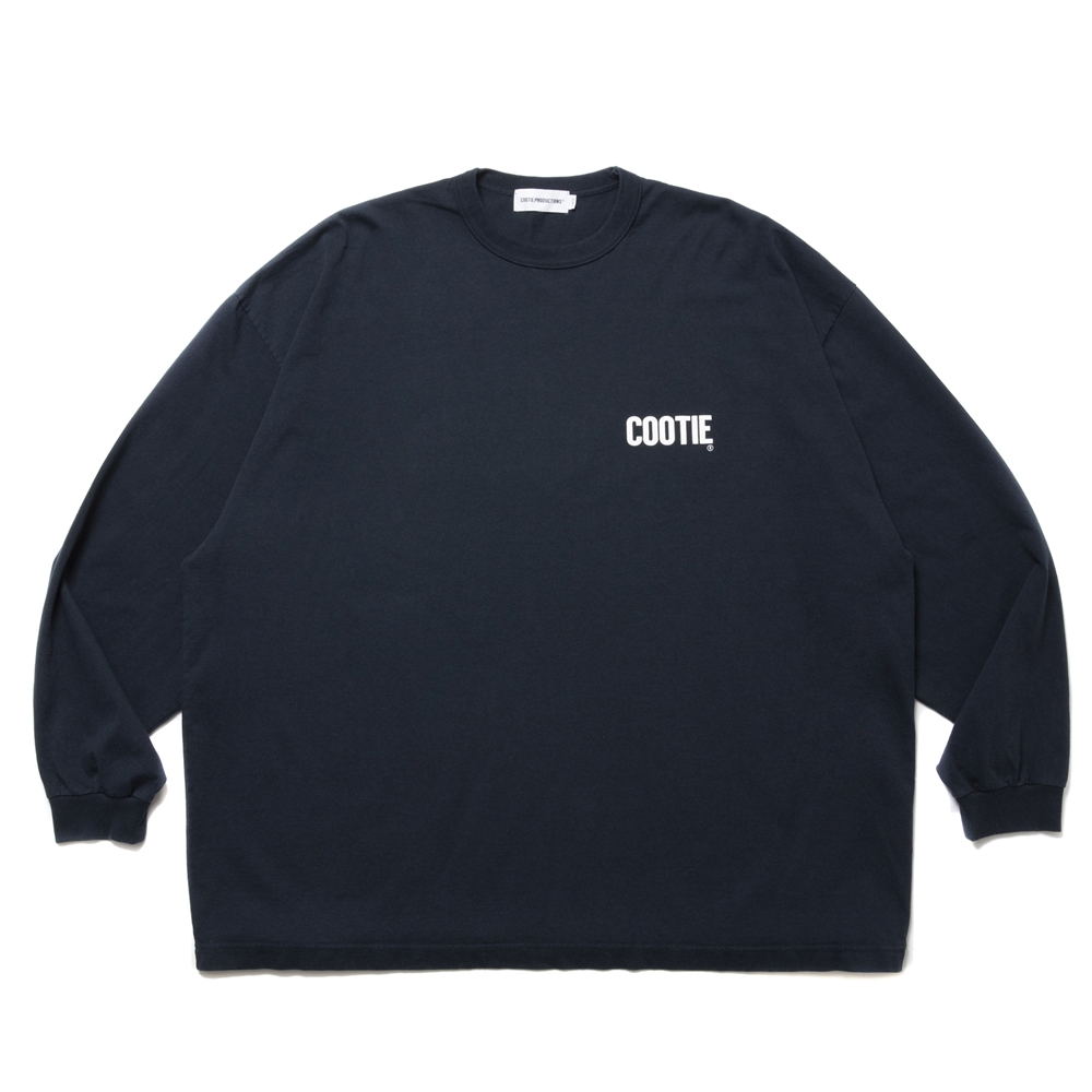 画像: COOTIE PRODUCTIONS/AD Processing Oversized L/S Tee（Navy）［プリント長袖T-25春夏］