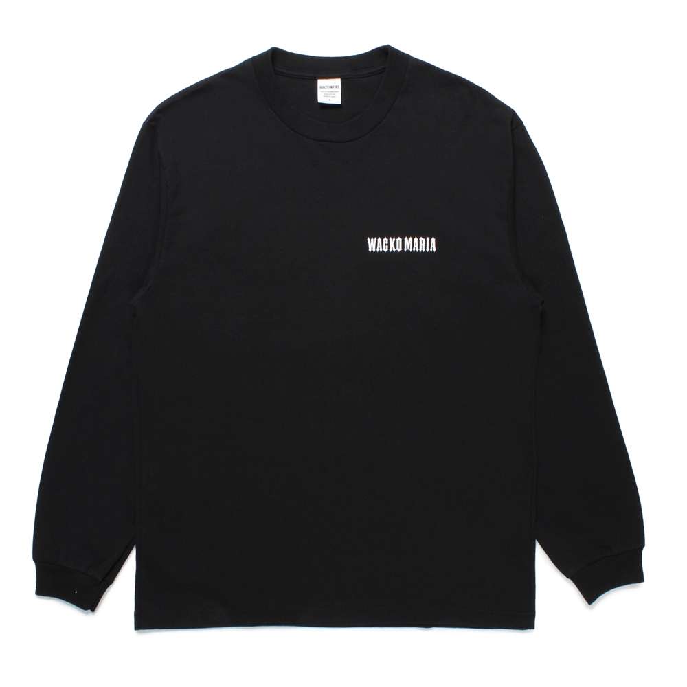 画像: WACKO MARIA/TIM LEHI / WASHED HEAVY WEIGHT LONG SLEEVE T-SHIRT（BLACK）［プリント長袖T-25春夏］
