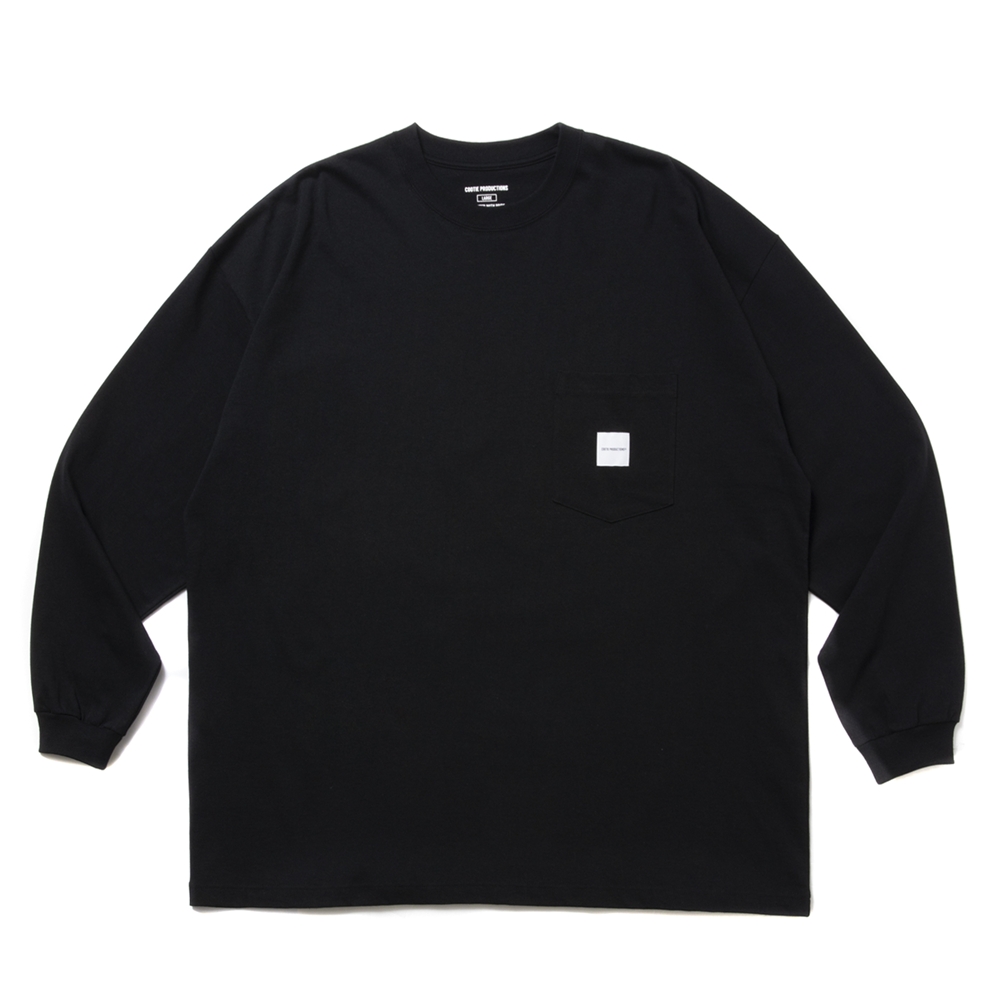 画像: COOTIE PRODUCTIONS/Open End Yarn Error Fit L/S Tee（Black）［エラーフィット長袖ポケT-25春夏］