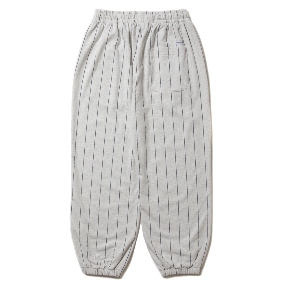 画像: COOTIE PRODUCTIONS/Allover Print Open End Yarn Sweat Easy Pants（Oatmeal）［ストライプスウェットイージーパンツ-25春夏］