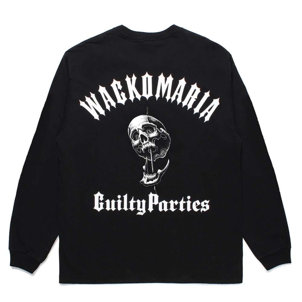 画像: WACKO MARIA/56 TATTOO STUDIO / WASHED HEAVY WEIGHT LONG SLEEVE T-SHIRT（BLACK）［プリント長袖T-25春夏］