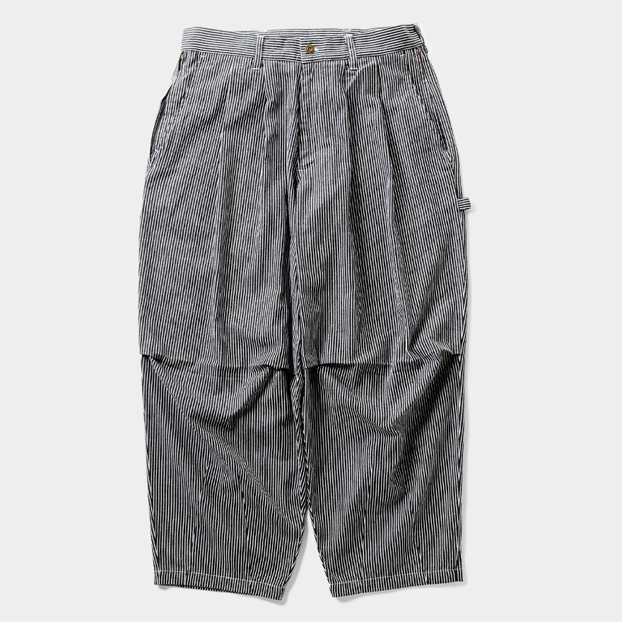 画像: TIGHTBOOTH/HICKORY PAINTER BALLOON PANTS（Black）［ヒッコリーペインターバルーンパンツ-25春夏］