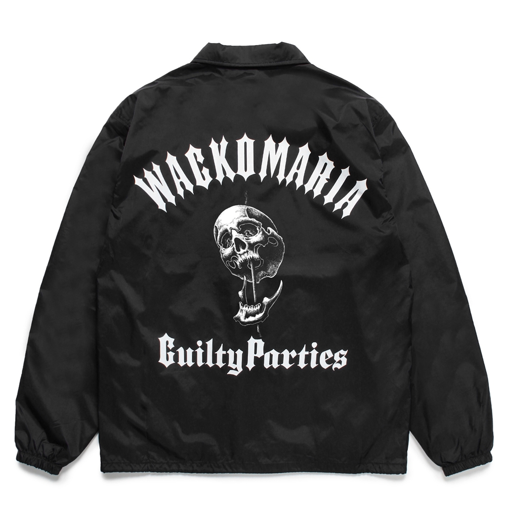 画像: WACKO MARIA/56 TATTOO STUDIO / COACH JACKET（BLACK）［コーチJKT-25春夏］