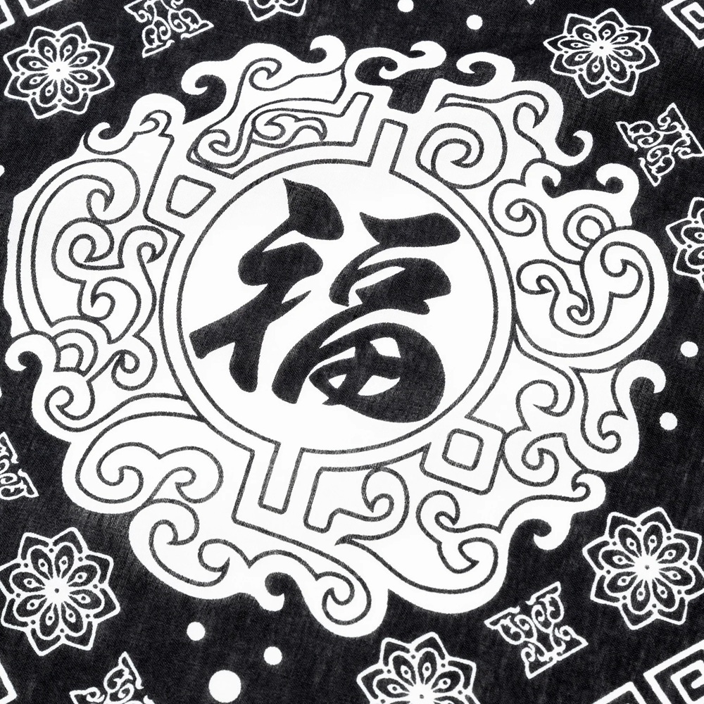 画像: CALEE/MEXICAN TASTE JAPANESE FUKU BANDANNA（BLACK）［バンダナ-25春夏］
