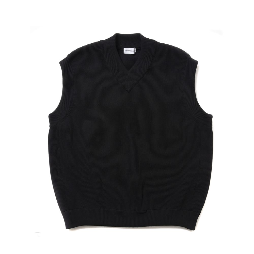 画像: COOTIE PRODUCTIONS/Solotex Tilden Knit Vest（Black）［チルデンニットベスト-25春夏］