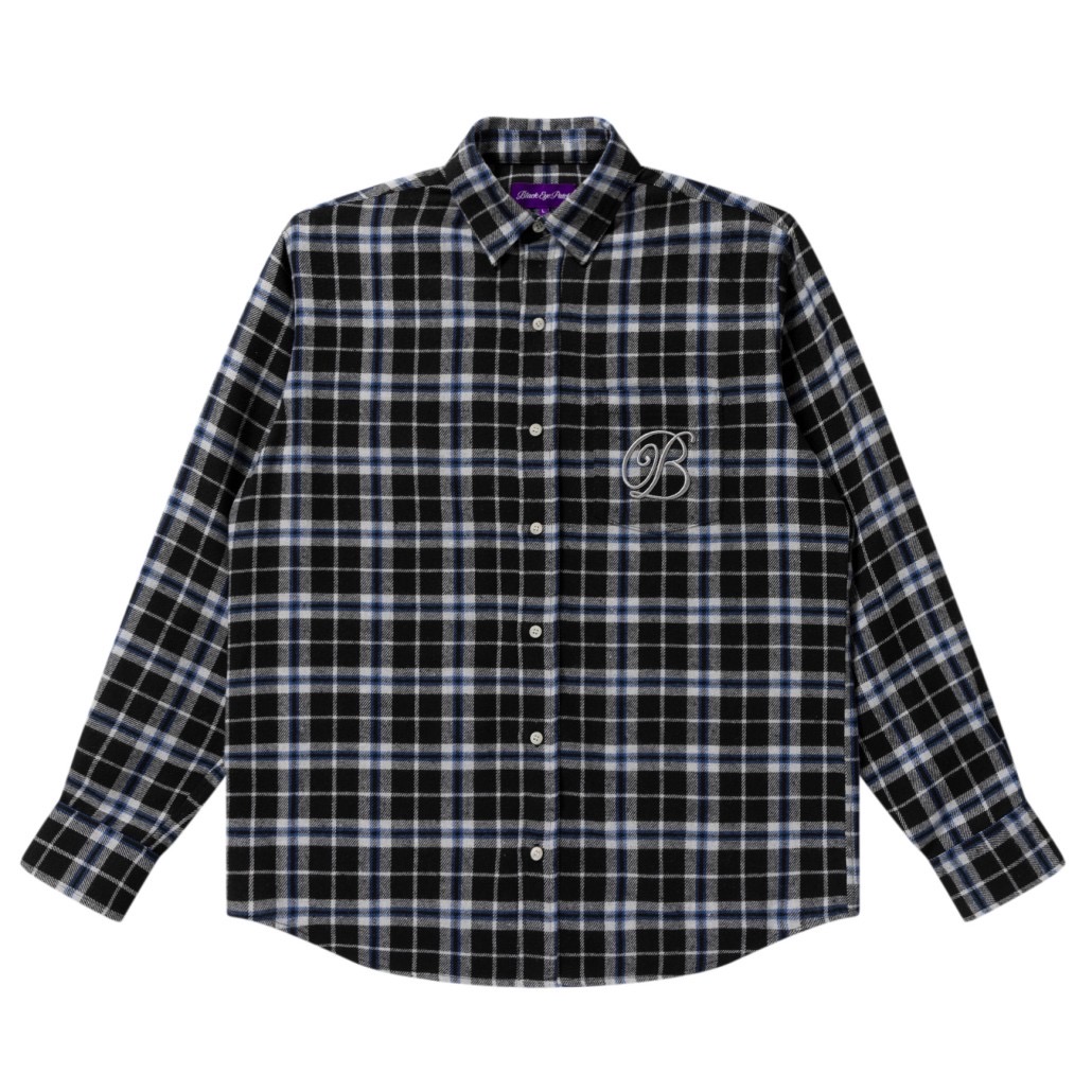 画像: BlackEyePatch/B EMBLEM FLANNEL SHIRT（MULTI）