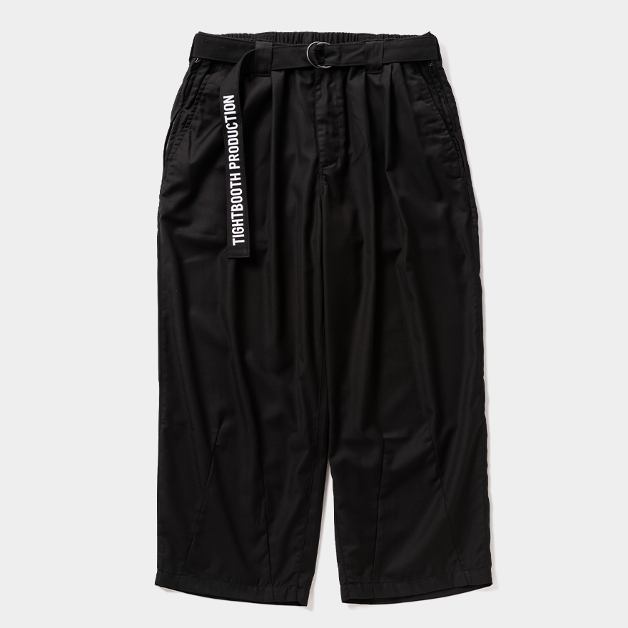 画像: TIGHTBOOTH/BAGGY SLACKS（Black）［バギースラックス-25春夏］