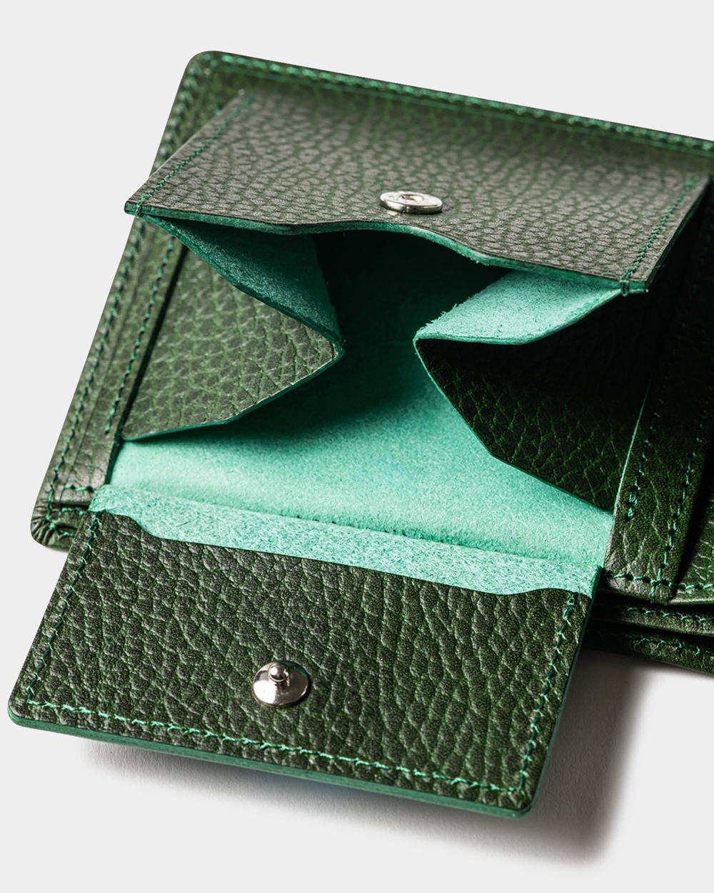 画像: TIGHTBOOTH/LEATHER BIFOLD WALLET（Deep Green）［レザーウォレット-25春夏］