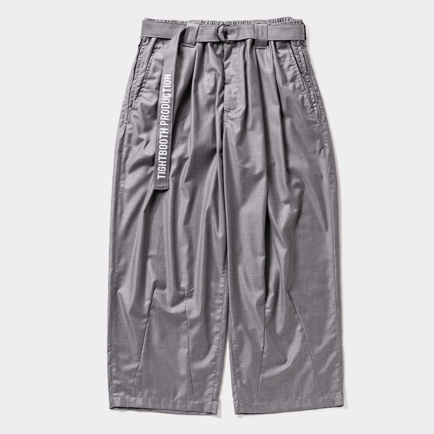 画像: TIGHTBOOTH/BAGGY SLACKS（Grey）［バギースラックス-25春夏］