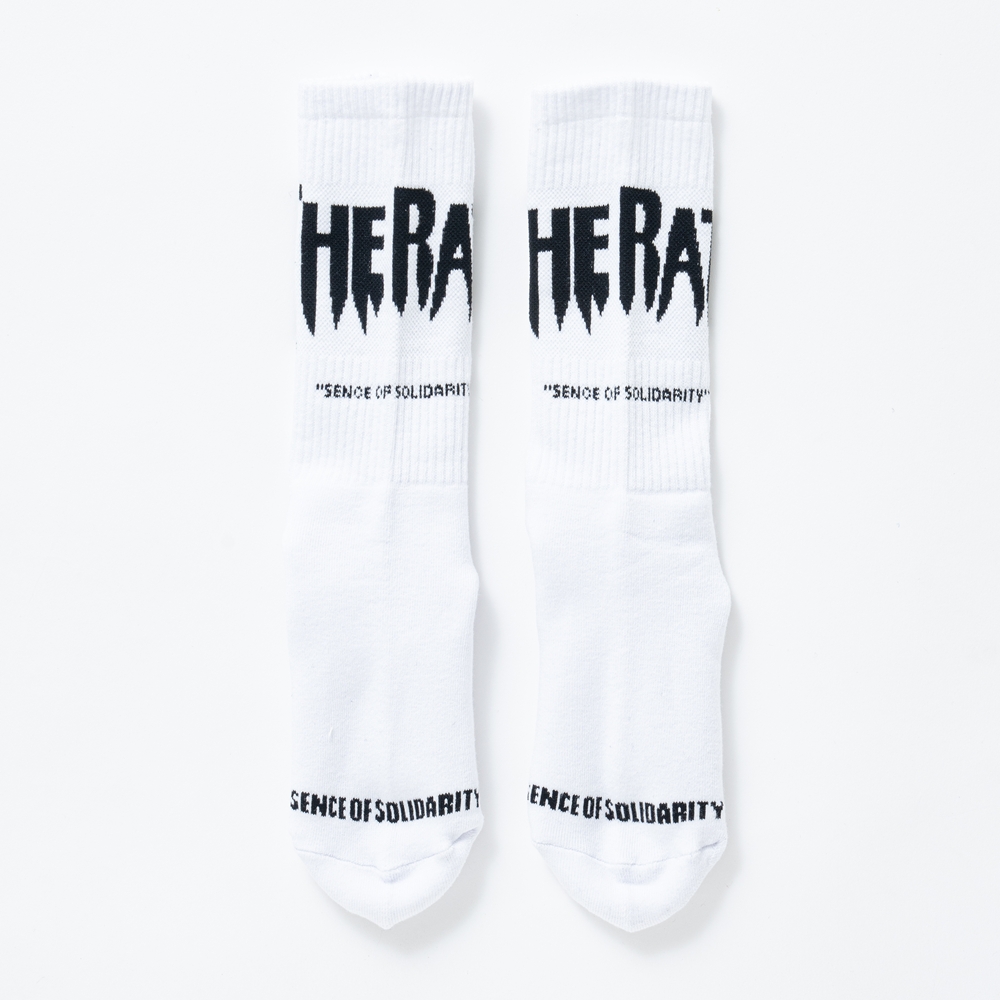 画像: RATS/PILE SOCKS "THE RATS"（WHITE）［ソックス-25春夏］
