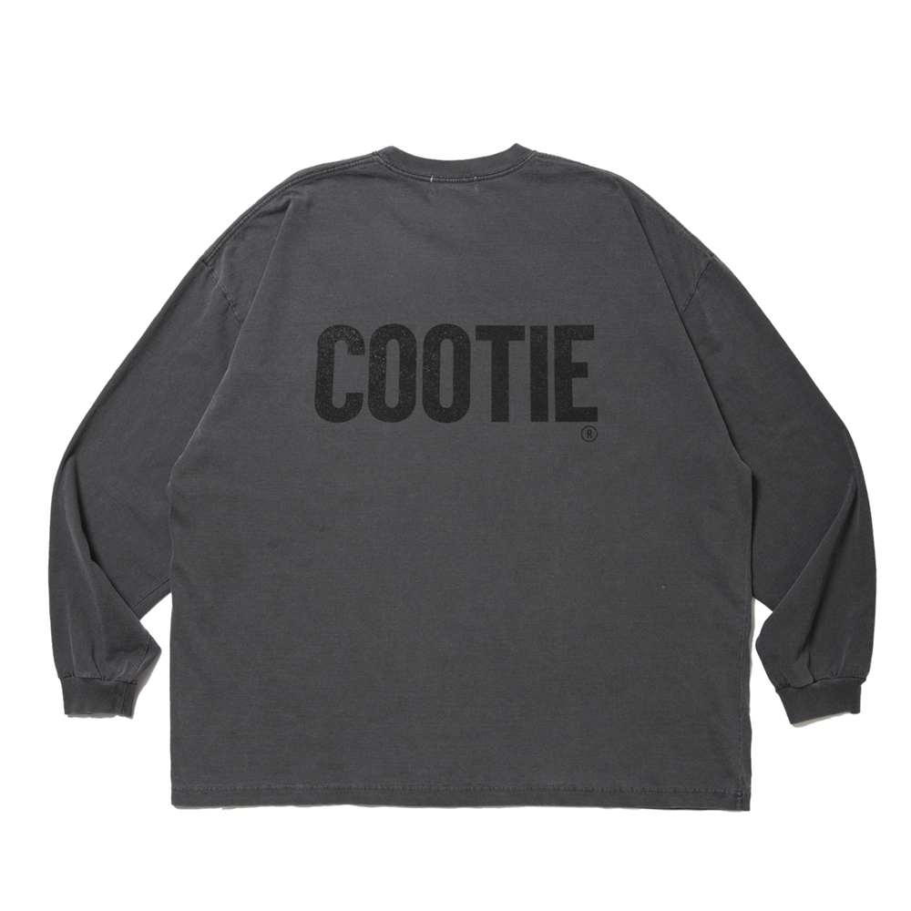 画像: COOTIE PRODUCTIONS/Pigment Dyed L/S Tee（Black）［ピグメントダイ長袖T-25春夏］
