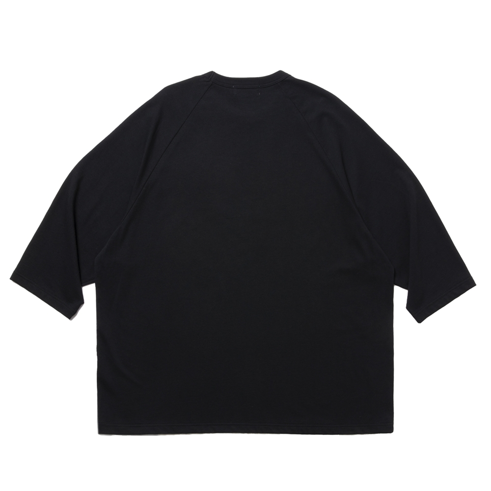 画像: COOTIE PRODUCTIONS/C/R Smooth Jersey T/Q Raglan Sleeve Tee（Black）［スムースジャージラグラン7分袖T-25春夏］