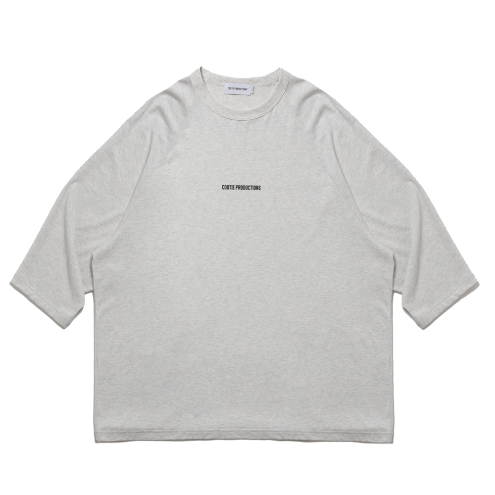 画像: COOTIE PRODUCTIONS/C/R Smooth Jersey T/Q Raglan Sleeve Tee（Oatmeal）［スムースジャージラグラン7分袖T-25春夏］