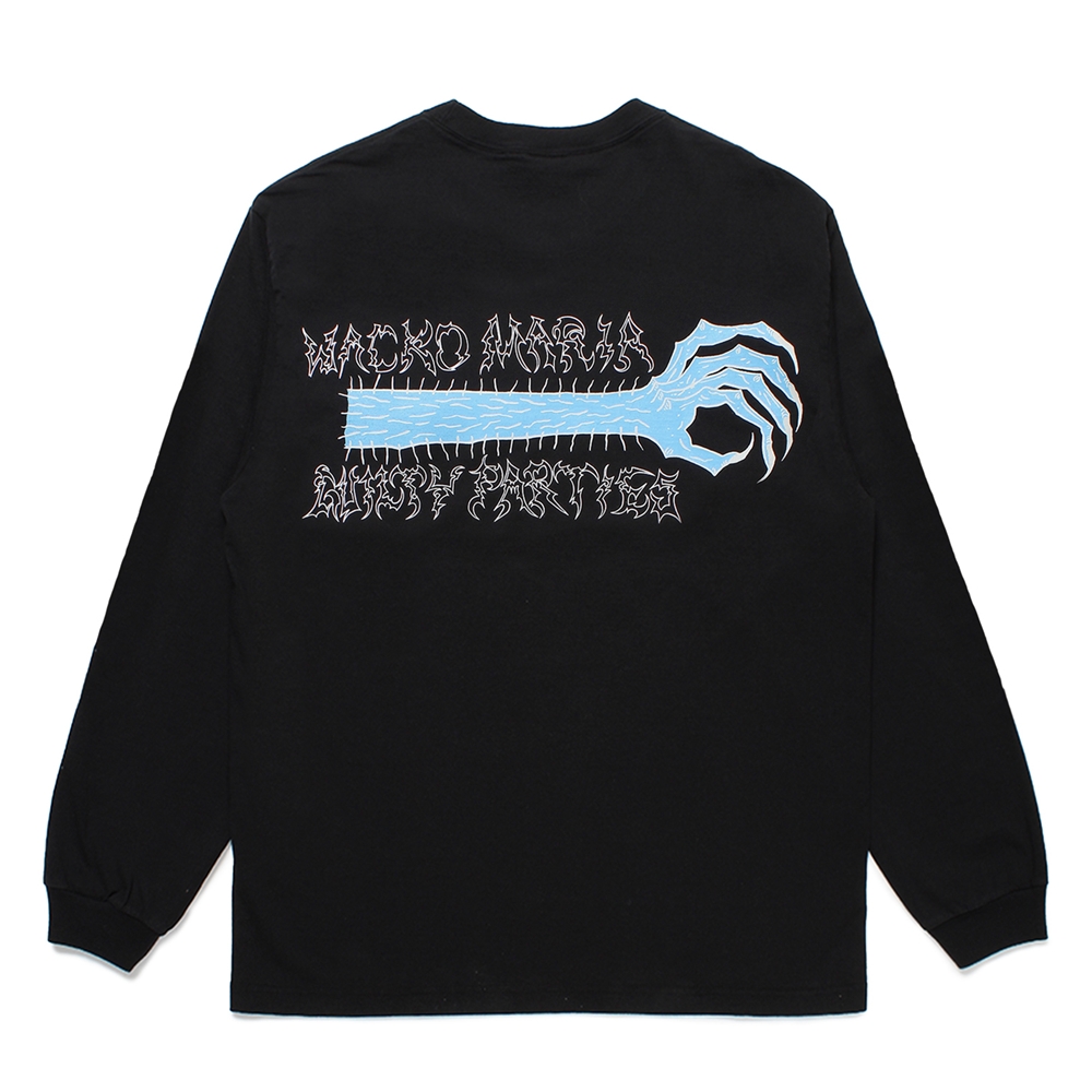 画像: WACKO MARIA/NECKFACE / WASHED HEAVY WEIGHT LONG SLEEVE T-SHIRT（BLACK）［プリント長袖T-25春夏］