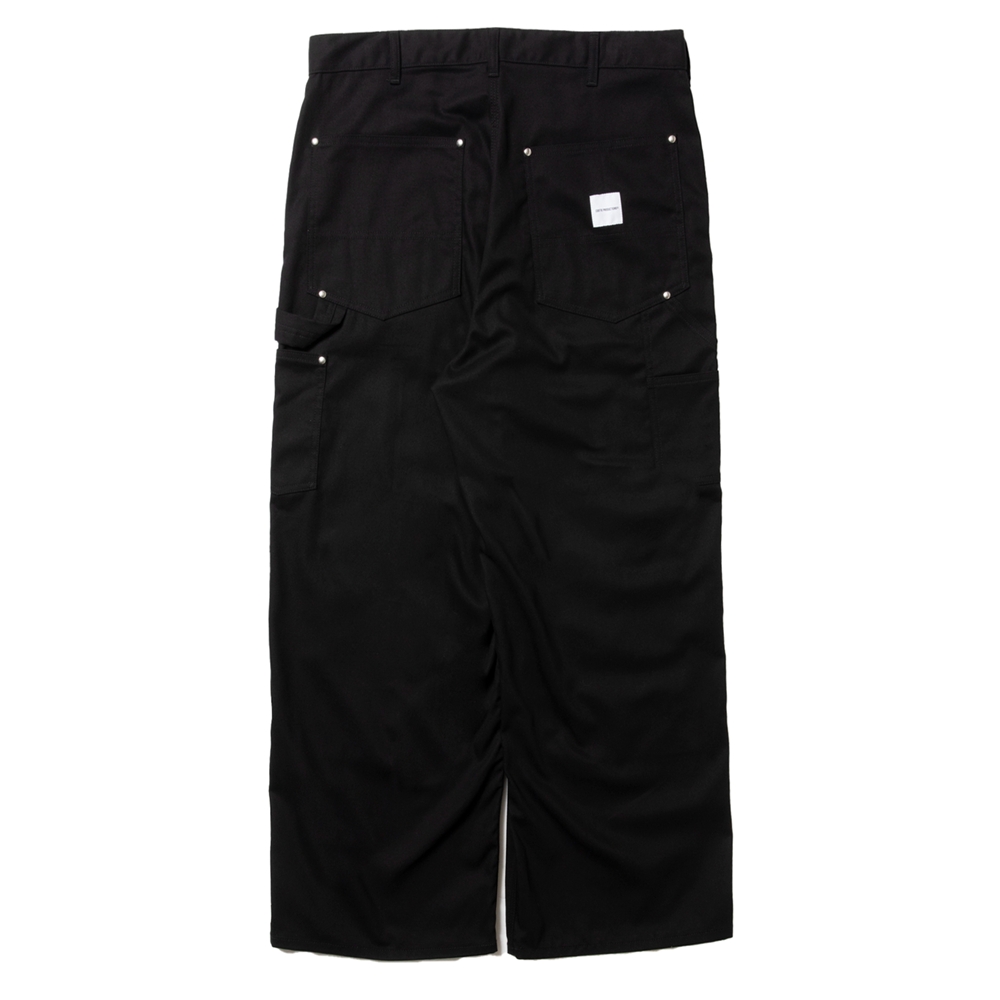 画像: COOTIE PRODUCTIONS/Abyss Dyed Duck Double Knee Painter Pants（Black）［ダブルニーペインターパンツ-25春夏］