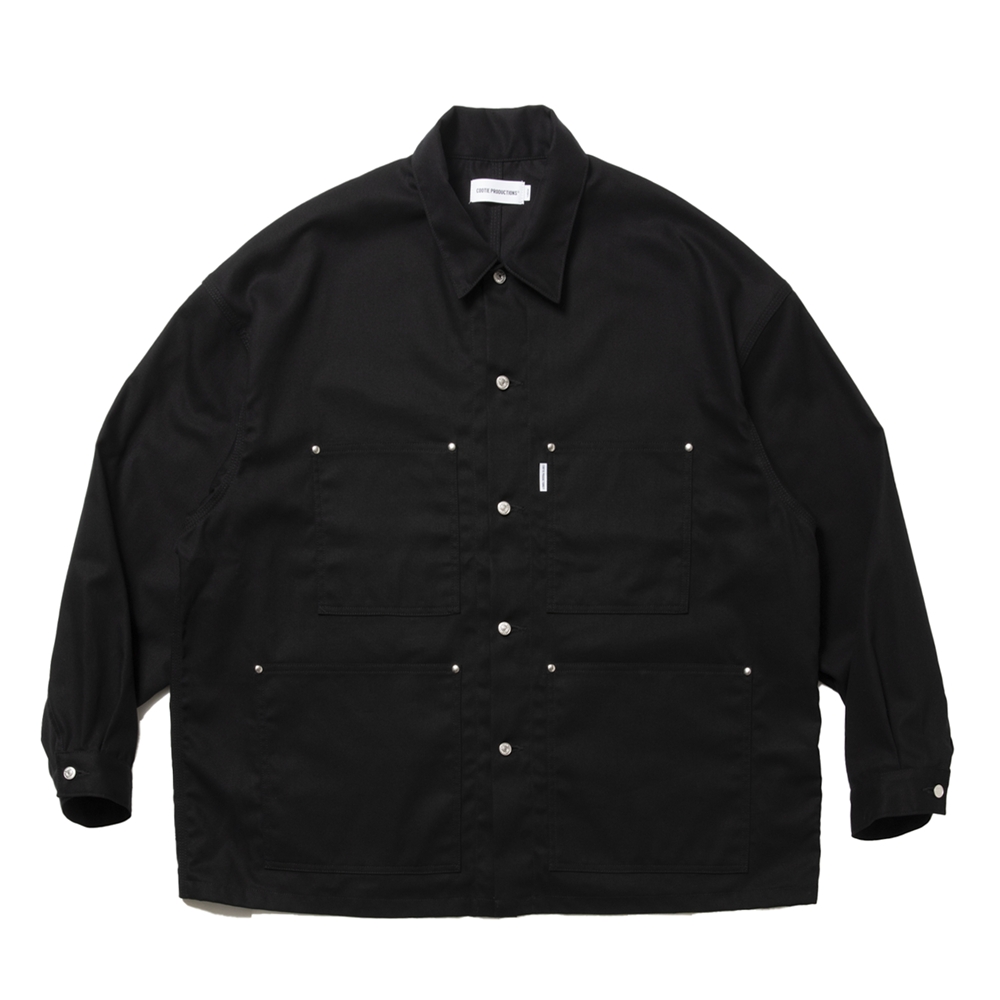 画像: COOTIE PRODUCTIONS/Abyss Dyed Duck Coverall（Black）［ダックカバーオール-25春夏］