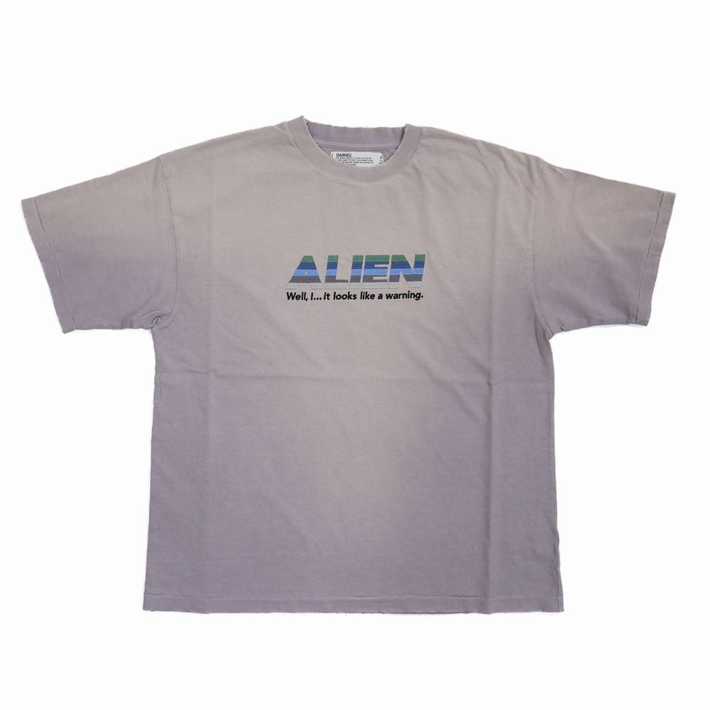 画像: DAIRIKU/"Alien" Vintage Wash H-S Tee（Vintage Purple）［ヴィンテージウォッシュT-25春夏］