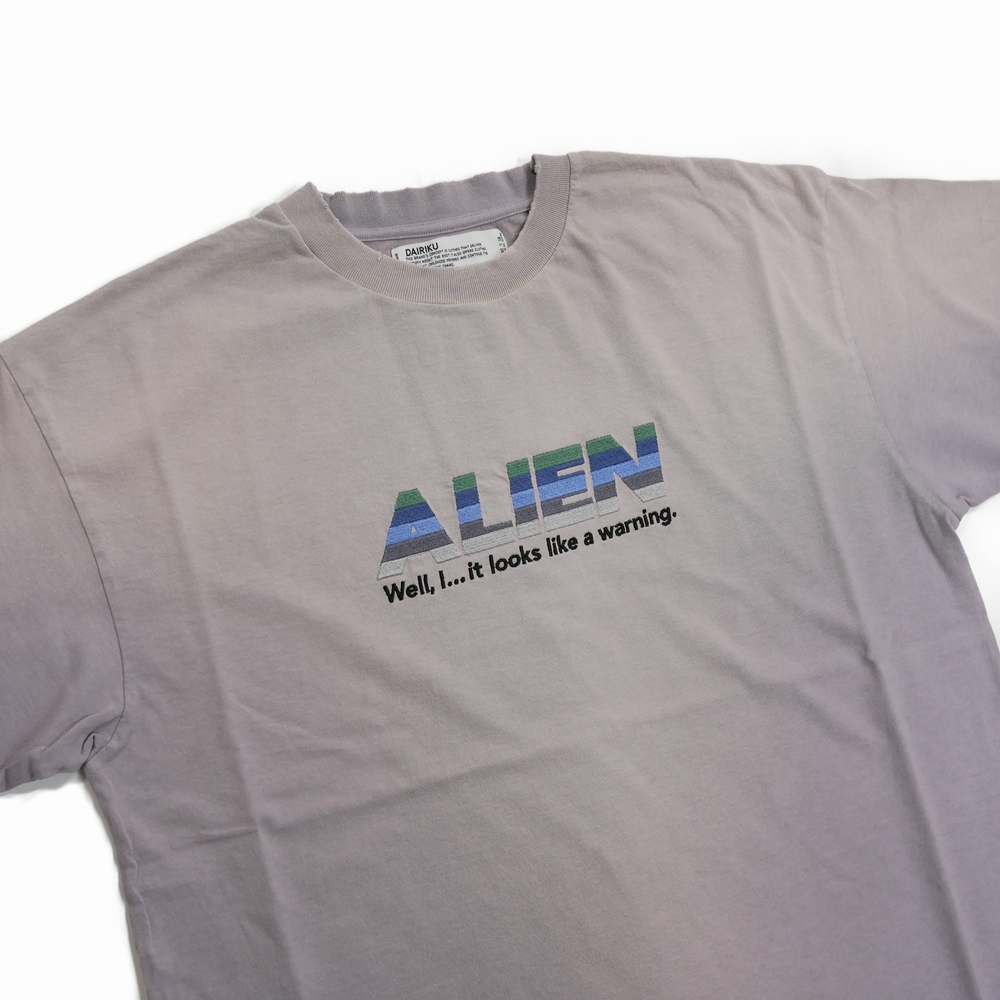 画像: DAIRIKU/"Alien" Vintage Wash H-S Tee（Vintage Purple）［ヴィンテージウォッシュT-25春夏］