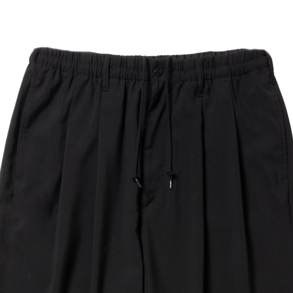 画像: COOTIE PRODUCTIONS/T/W 2 Tuck Easy Pants（Black）［ツータックイージーパンツ-25春夏］