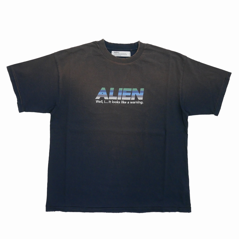 画像: DAIRIKU/"Alien" Vintage Wash H-S Tee（Vintage Navy）［ヴィンテージウォッシュT-25春夏］