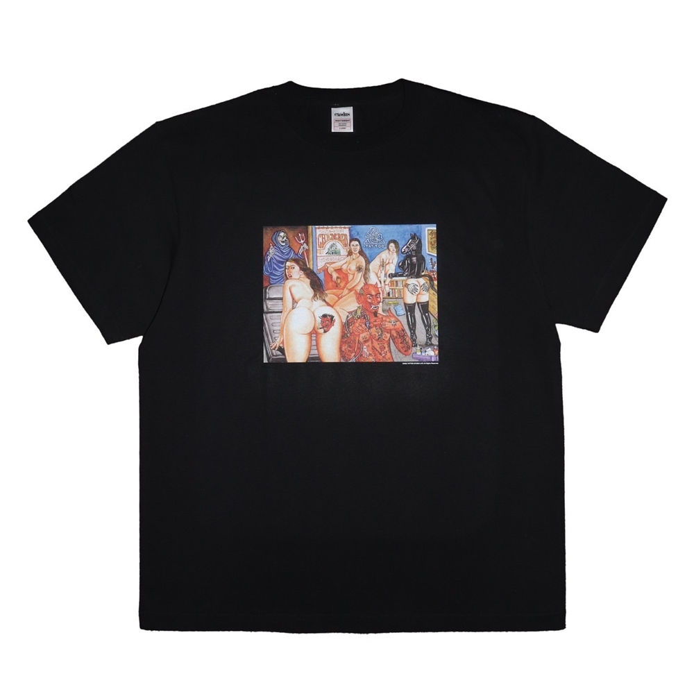 画像: exodus/TATTOO STUDIO LIFE Tee TYPE-1（BLACK）［プリントT-25春夏］