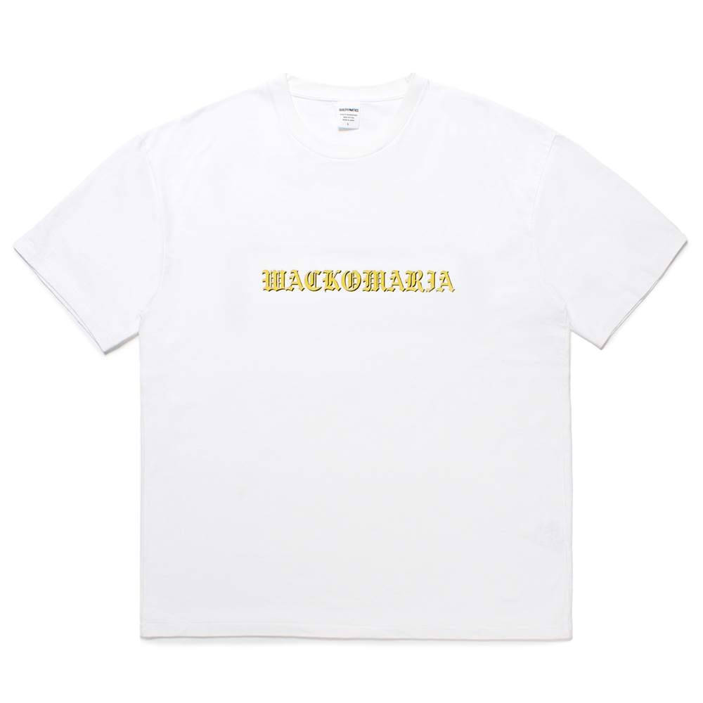 画像: WACKO MARIA/WASHED HEAVY WEIGHT T-SHIRT（WHITE）［プリントT-25春夏］